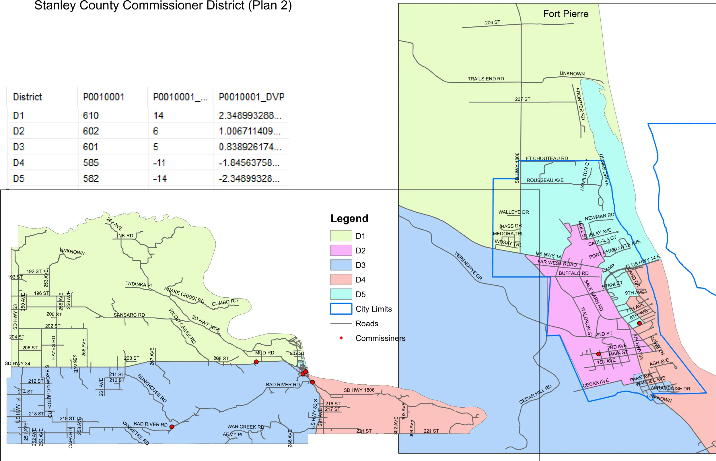 Commissioner Districts, Precincts and Polling Places
